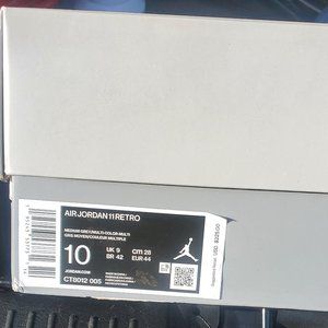 Jordan 11 cool grey size 10